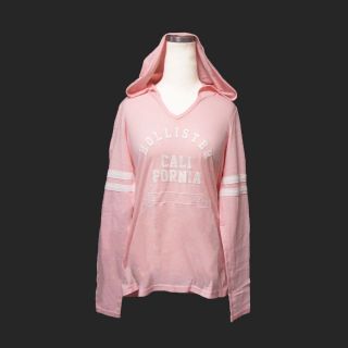 ホリスター(Hollister)の★新品★ホリスター★長袖パーカーTシャツ (Pink/S)(パーカー)