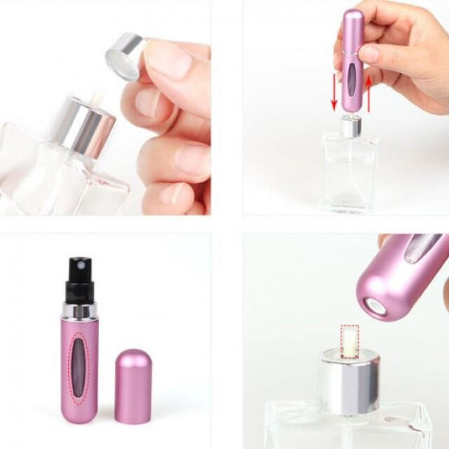 クイックアトマイザー シルバー 香水 詰め替え 携帯 ボトル 5ml ノズルの通販 by Deli's shop|ラクマ クイックアトマイザー シルバー 香水 詰め替え 携帯 ボトル 5ml ノズルの通販 by Deli's shop|ラクマ