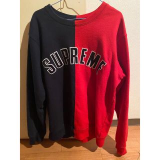 シュプリーム(Supreme)のsupremeアシメントリーロゴ刺繍スウェット(スウェット)