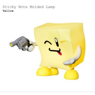 シュプリーム(Supreme)のSupreme Sticky Note Molded Lamp "Yellow"(テーブルスタンド)