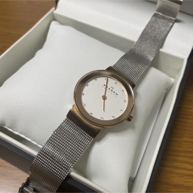 SKAGEN(スカーゲン)の腕時計 レディース　SKAGEN Denmark 美品 レディースのファッション小物(腕時計)の商品写真