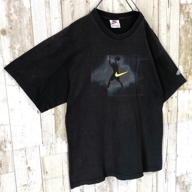 NIKE(ナイキ)のナイキ 90s 銀タグ 両面プリント バスケ 表記M 着用感M-L Tシャツ メンズのトップス(Tシャツ/カットソー(半袖/袖なし))の商品写真