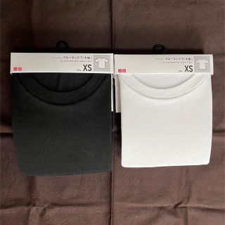 ユニクロ(UNIQLO)の【新品】ユニクロXSドライカラーネックTシャツ(Tシャツ(半袖/袖なし))