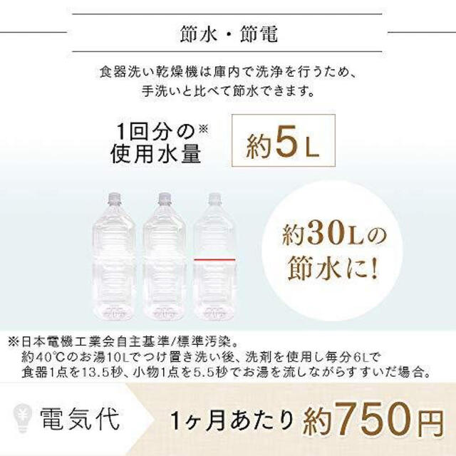 ！最終値下げ！【新品未開封】アイリスオーヤマ食器洗い乾燥機① スマホ/家電/カメラの生活家電(食器洗い機/乾燥機)の商品写真