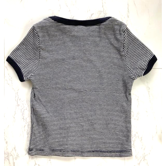 PETIT BATEAU(プチバトー)のプチバトー　キッズTシャツ　86cm ボーダー　マリン キッズ/ベビー/マタニティのベビー服(~85cm)(Ｔシャツ)の商品写真