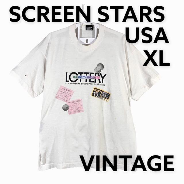 Tシャツ　スクリーンスターズ　XL 90s USA ビンテージ　両面プリント