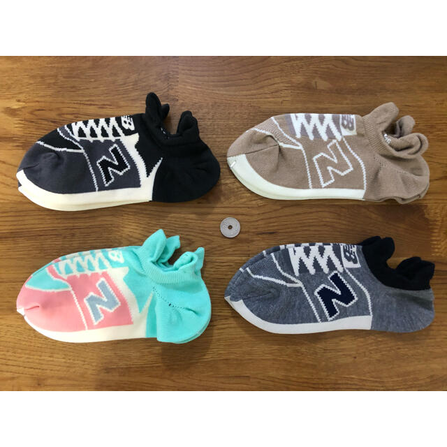 New Balance(ニューバランス)の新品ニューバランスnew balanceレディースソックス靴下4足セット615 レディースのレッグウェア(ソックス)の商品写真