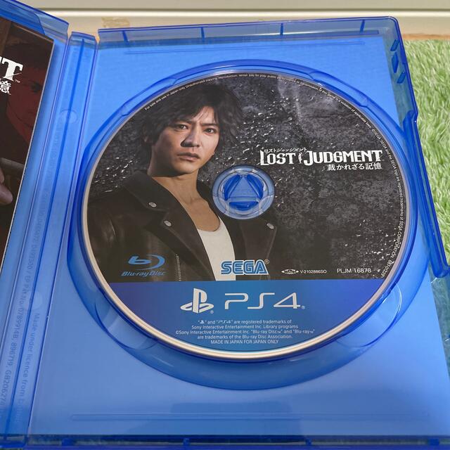 LOST JUDGMENT：裁かれざる記憶 PS4 エンタメ/ホビーのゲームソフト/ゲーム機本体(家庭用ゲームソフト)の商品写真