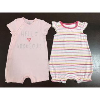 ベビーギャップ(babyGAP)のbabyGAP ベビーギャップ 半袖ロンパース  60-70(ロンパース)