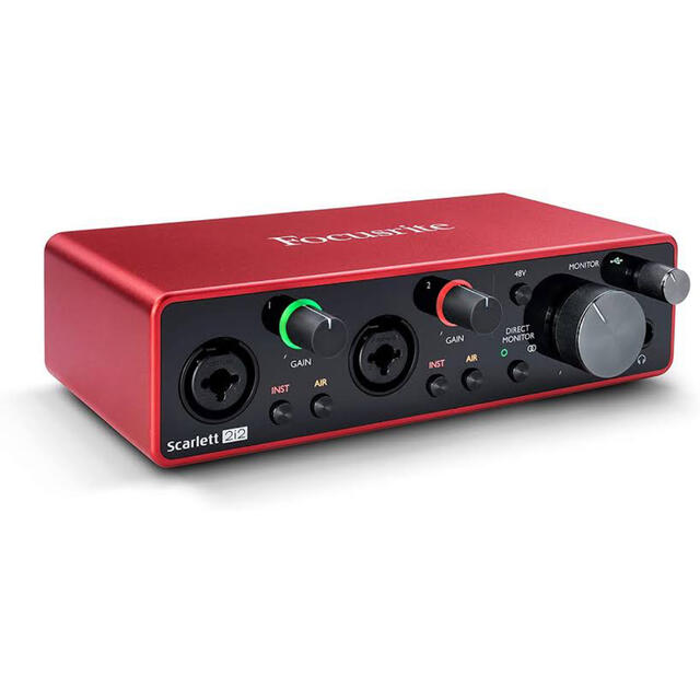 2.0　G3　USB　Type　Focusrite/Scarlett　オーディオインターフェイス　2i2　C