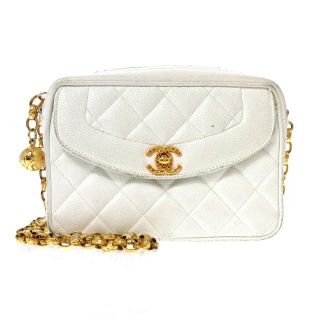 シャネル(CHANEL)のシャネル ショルダーバッグ レディース 白(ショルダーバッグ)