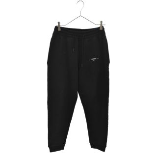 オフホワイト(OFF-WHITE)のOFF-WHITE オフホワイト 18AW DIAG 3D LINE SWEAT PANTS ラインスウェットパンツ ブラック OMCH008E18192024(その他)