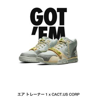 ナイキ(NIKE)のTravis Scott x Nike Air Trainer 1 SP (スニーカー)