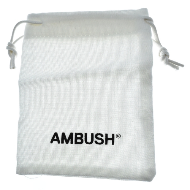 AMBUSH(アンブッシュ)のAMBUSH アンブッシュ デュプレ ロゴプレート シューレース アクセサリー ブラック メンズのアクセサリー(その他)の商品写真