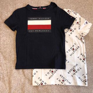 トミーヒルフィガー(TOMMY HILFIGER)のベビー半袖Tシャツ2枚セット(Tシャツ/カットソー)