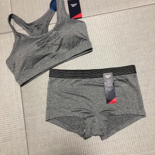 リーボック(Reebok)のリーボック　スポーツブラ　ボクサーパンツ(ブラ&ショーツセット)