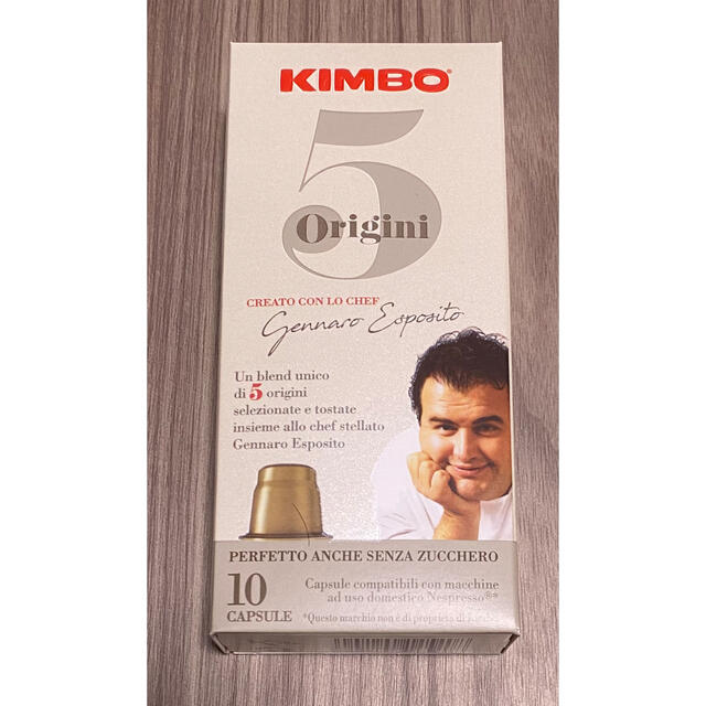 Nestle(ネスレ)のKIMBO キンボ　ネスプレッソ　互換　カプセル　5オリジン　60個 食品/飲料/酒の飲料(コーヒー)の商品写真