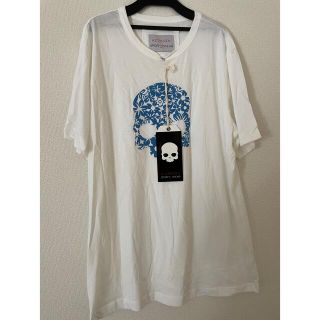 ハイドロゲン(HYDROGEN)の新品　HYDROGEN ビッグプリントデザイン Tシャツ スカル デザイン XL(Tシャツ/カットソー(半袖/袖なし))