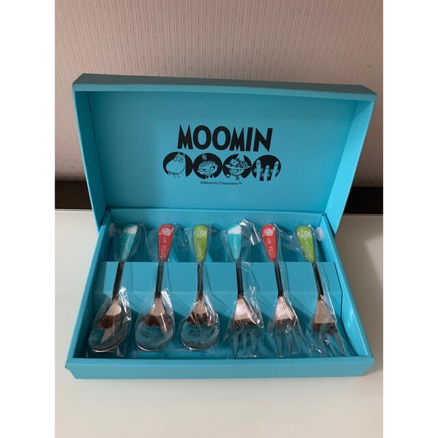 MOOMIN スプーン＆フォーク6本セット インテリア/住まい/日用品のキッチン/食器(カトラリー/箸)の商品写真