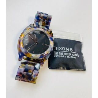 ニクソン(NIXON)の【電池新品の美品】NIXONのTIME TELLER ウォーター×ブラック②(腕時計)