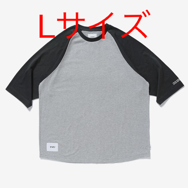 Tシャツ/カットソー(七分/長袖)22SS WTAPS IAN RAGLAN COTTON BLACK×GRAY