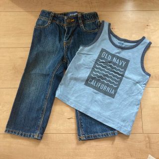 オールドネイビー(Old Navy)のオールドネイビー　デニム　80〜90(パンツ)