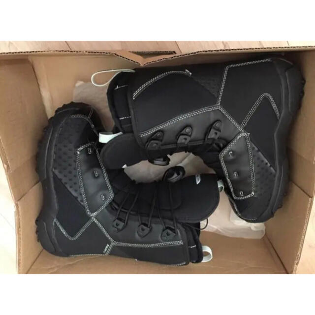 【程度良好】スノーボード SALOMON ブーツ 22.5cm ブラック スポーツ/アウトドアのスノーボード(ブーツ)の商品写真