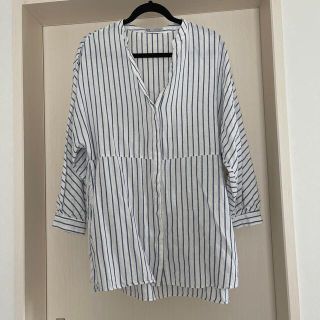 ザラ(ZARA)のZARA ストライプ　チュニック　シャツ(チュニック)