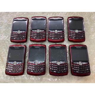 【値下げ】Blackberry 8320 レッド 8台(スマートフォン本体)