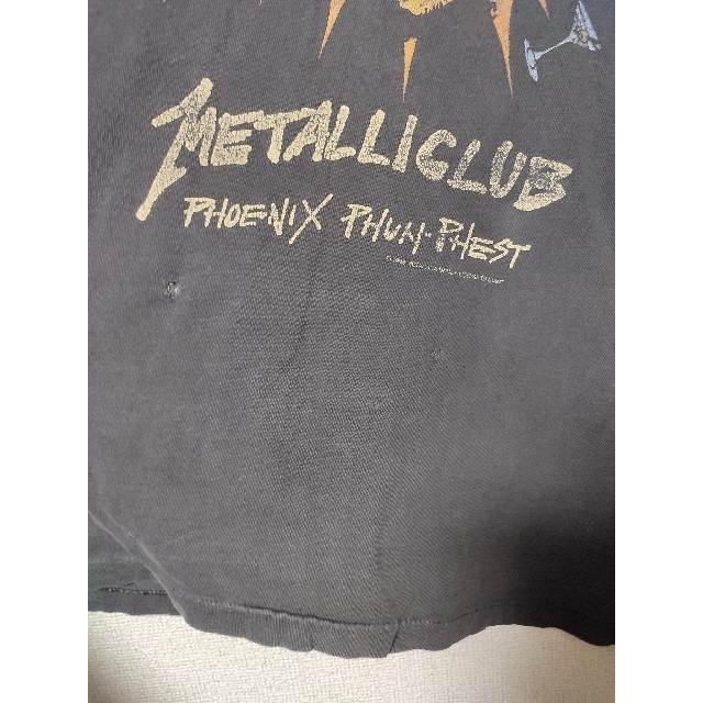 【値下げ不可】古着 90s METALLICA メンズのトップス(Tシャツ/カットソー(半袖/袖なし))の商品写真