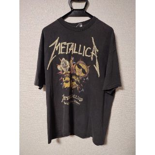 【値下げ不可】古着 90s METALLICA(Tシャツ/カットソー(半袖/袖なし))