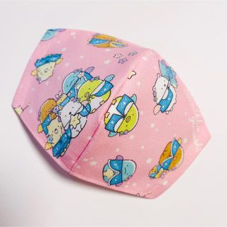 27-2 ピンク　リトルスター　子供M   ハンドメイド(外出用品)