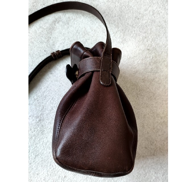 COACH - オールドコーチ 巾着ショルダー ダークブラウンの通販 by +25