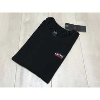 リーバイス(Levi's)のリーバイス Levi´s ロゴプリント Tシャツ カットソー レディース 黒(Tシャツ(半袖/袖なし))