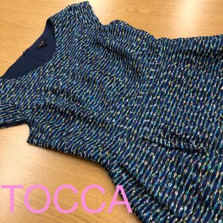 トッカ(TOCCA)のTOCCA トッカ　ワンピース　サイズ6(ひざ丈ワンピース)