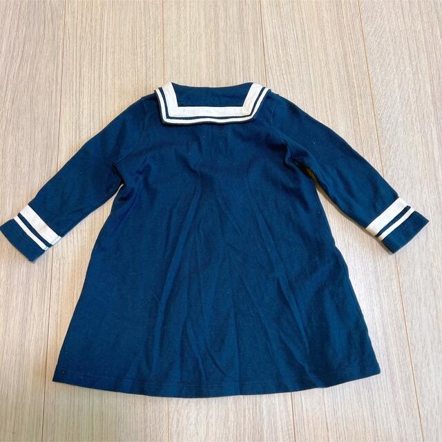 PETIT BATEAU(プチバトー)のプチバトー　18m ワンピース　トップス キッズ/ベビー/マタニティのベビー服(~85cm)(Ｔシャツ)の商品写真