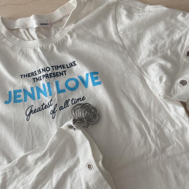 JENNI(ジェニィ)のジェニィラブ　Tシャツ　半袖　長袖　160白シャツ キッズ/ベビー/マタニティのキッズ服女の子用(90cm~)(Tシャツ/カットソー)の商品写真