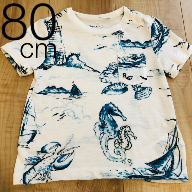 POLO RALPH LAUREN(ポロラルフローレン)のラルフローレン Tシャツ 12M80cm キッズ/ベビー/マタニティのベビー服(~85cm)(Ｔシャツ)の商品写真