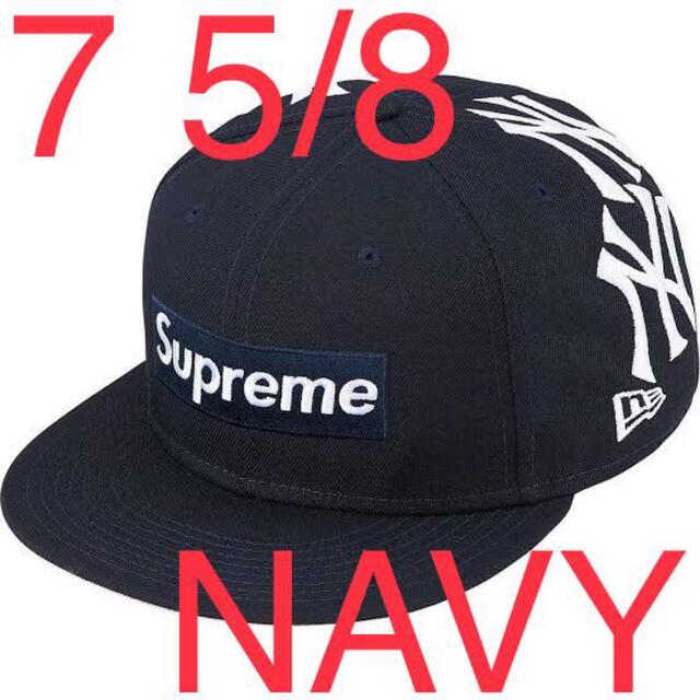 Supreme New Era Yankees Navy 7 5/8 Cap