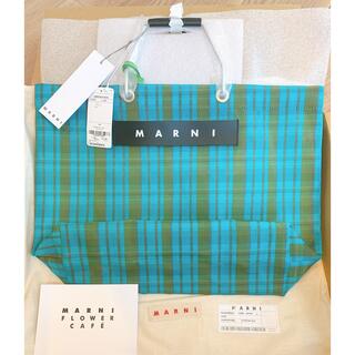 マルニ(Marni)のMARNI FLOWER CAFE 新品　チェックバッグ(トートバッグ)