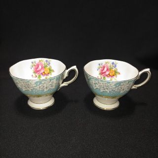 ロイヤルアルバート(ROYAL ALBERT)のロイヤルアルバート エンチャントメント カップのみ 2客 ROYALALBERT(グラス/カップ)