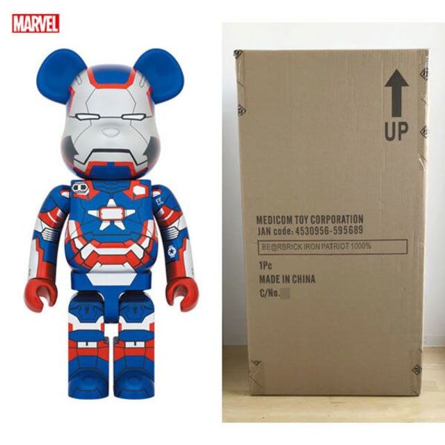 BE@RBRICK IRON PATRIOT 1000％　新品未開封