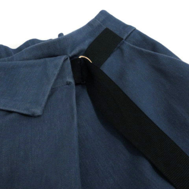 Couture Brooch(クチュールブローチ)のクチュールブローチ パンツ ワイドパンツ ウエストゴム シンプル ブルー 38 レディースのパンツ(その他)の商品写真