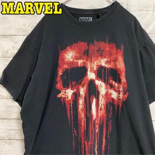 マーベル(MARVEL)のMARVEL マーベル　Tシャツ　パニッシャー　2XL ゆったり　海外輸入　レア(Tシャツ/カットソー(半袖/袖なし))