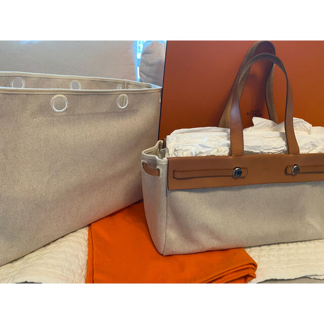 HERMES エルメス　カバス　トートキャンバス