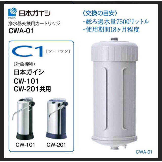 日本ガイシ C1 交換用カートリッジ CWA-01