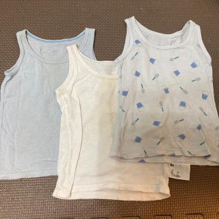 ユニクロ(UNIQLO)の肌着3枚セット(タンクトップ/キャミソール)