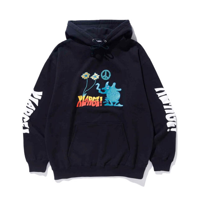 XLARGE - XLARGE スウェット セットアップ ブラック 上下どちら XLARGE - XLARGE スウェット セットアップ ブラック 上下どちら