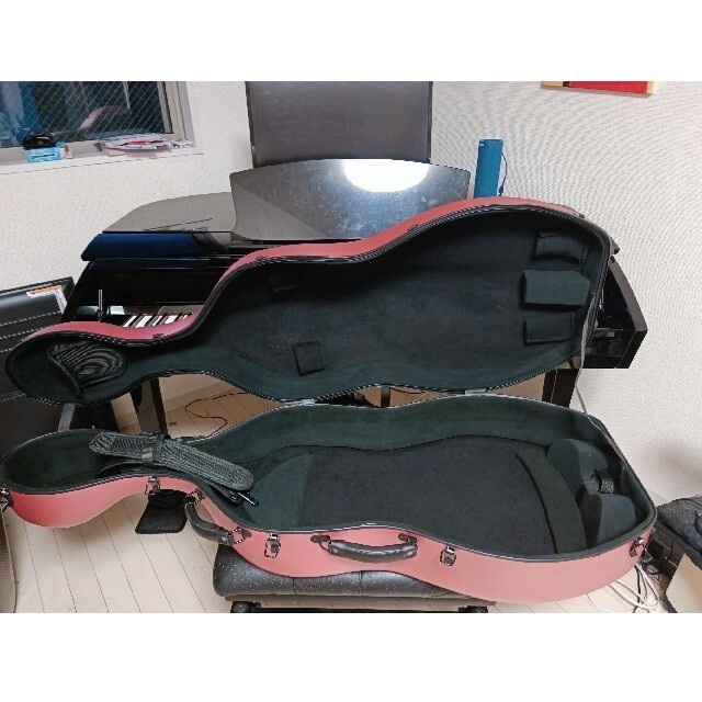 即日発送!新品高級チェロケース 軽量 在庫1点のみ!早い者勝ち!ロースゴールド