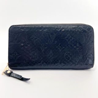 ルイヴィトン(LOUIS VUITTON)のルイヴィトン 長財布 ジッピーウォレット  モノグラムパイソン N91(財布)